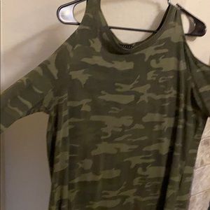Camo top from Sanctuary sz medium